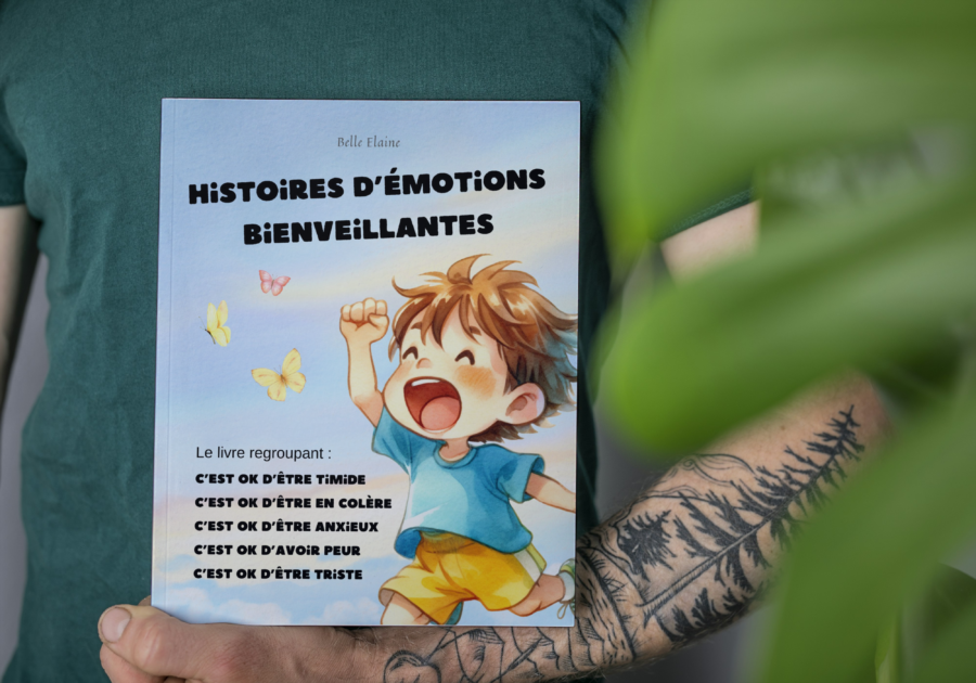 histoires d'émotions bienveillantes recueil livre enfant bébé gestion éducation belle elaine auteure jeunesse tout-petit