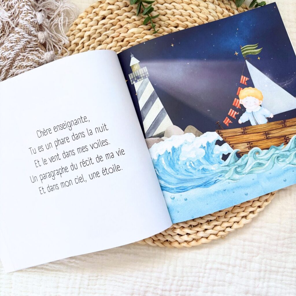 chère enseignante livre pour enfant cadeau idée professeur offrir belle elaine auteure intérieur du livre page 4