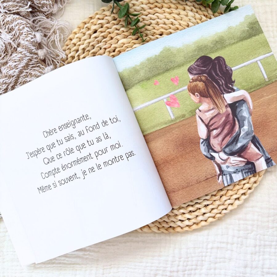 chère enseignante livre pour enfant cadeau idée professeur offrir belle elaine auteure intérieur du livre page 5