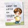 livre enfant c'est ok d'être en colère gestion émotion belle elaine auteure jeunesse album