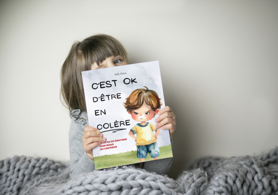 livre enfant c'est ok d'être en colère gestion émotion belle elaine auteure bébé