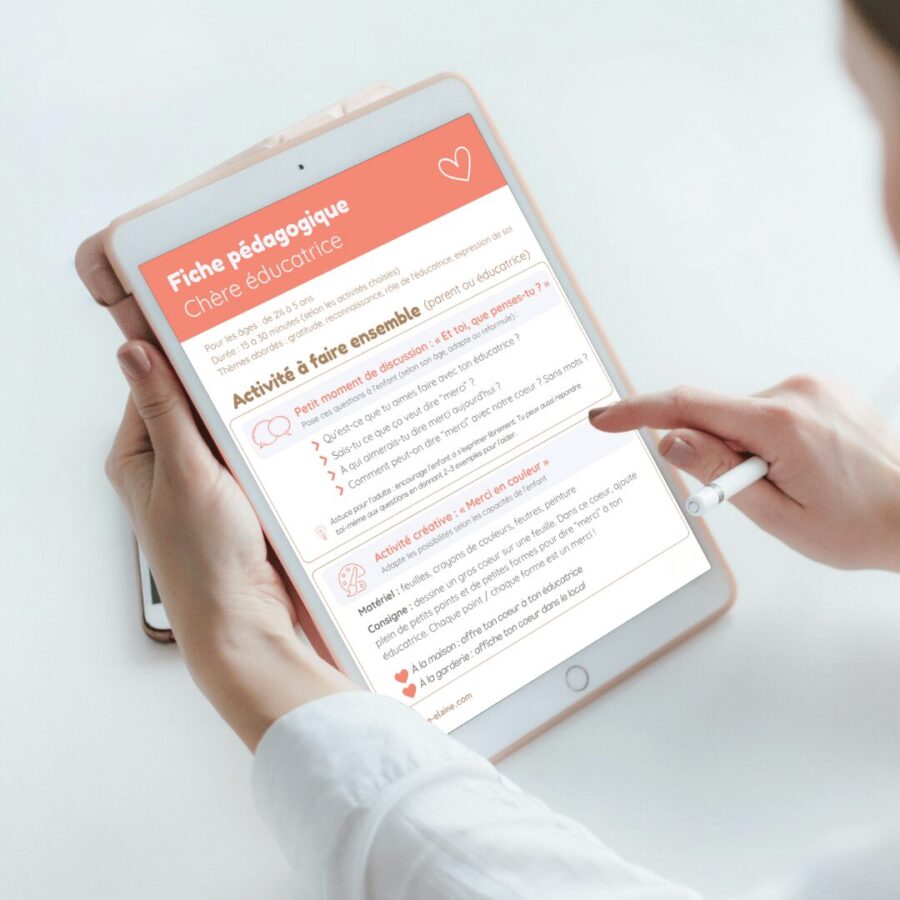 fiche pédagogique activité livre enfant chère éducatrice garderie cpe belle elaine auteure pdf à imprimer idée cadeau