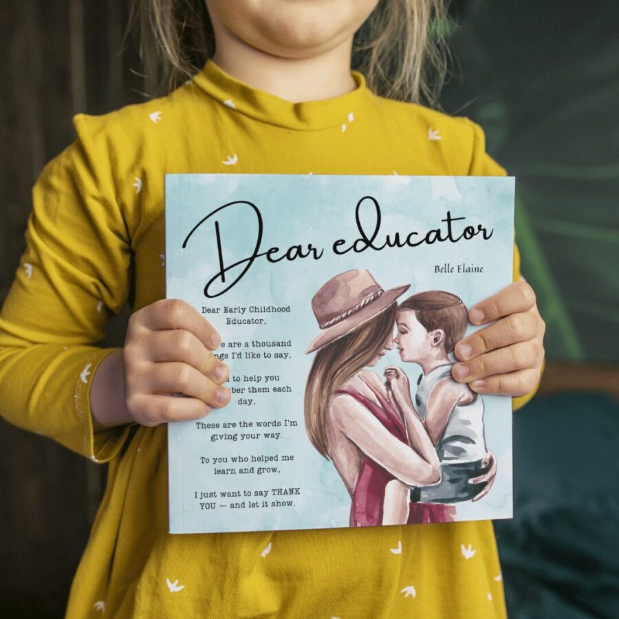 dear educator english version belle elaine auteure author book idea gift for early childhood educator page 3