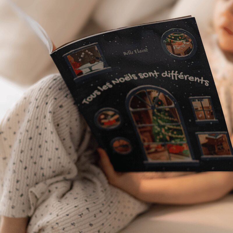 tous les noëls sont différents livre pour enfant belle elaine auteure histoire douce différentes familles sociales message apprentissage thème des fêtes hiver idée cadeau bébé album jeunesse
