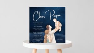 cher papa livre idée annoncer grossesse papa annoncer idée originale enfant maternité maman cadeau touchant belle elaine auteure bébé enceinte maman