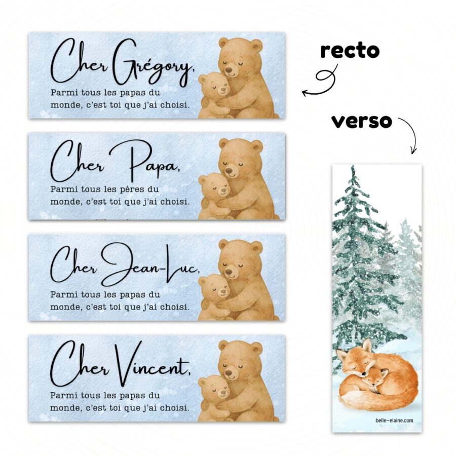 signet personnalisé personnalisable cher papa idée cadeau annonce grossesse parent papa enceinte maternité paternité shower bébé touchant belle elaine auteure enfant livre quoi offrir