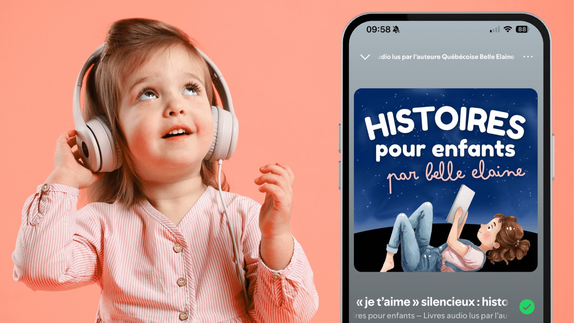 livre audio enfant gratuit histoire à écouter belle elaine auteure