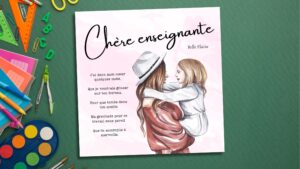 cadeau enseignante merci prof professeur école quoi offrir fin d'année noël livre enfant souvenir mémorable touchant belle elaine auteure