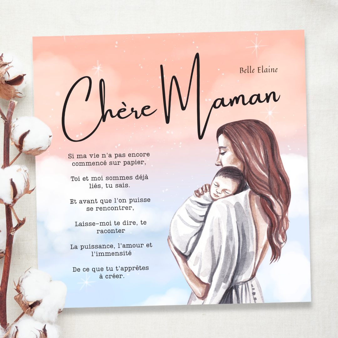 chère maman livre pour enfant grossesse future maman idée cadeau shower belle elaine auteure quoi offrir enceinte bébé livre québécois